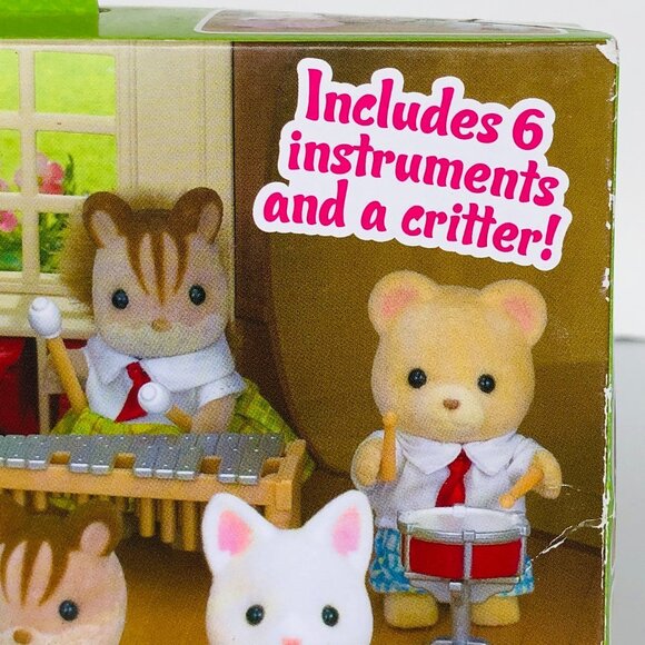 Calico Critters School Music Set New in Box w/1 Calico Critter - Picture 14 of 16